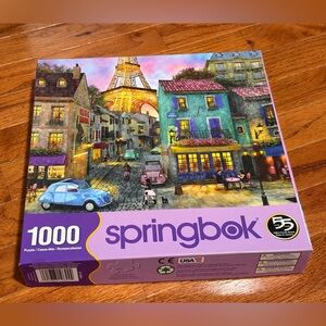 Springbok 1000-Piece Parisian Street Puzzle - Colorful Cityscape